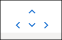 Icon indicating the 4 directional drifted conditions.